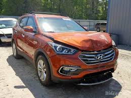 The 2018 hyundai santa fe is ranked #1 in 2018 affordable midsize suvs by u.s. Hyundai Santa Fe Sport 2018 Orange 2 0l 4 Vin 5xyzu4la8jg504122 Free Car History