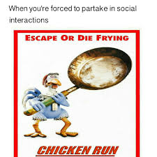 Chicken Run Meme Chicken Runs Social Interaction Interactive