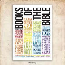 Books Of The Bible Chart Printable Design 29x39cm 11x17