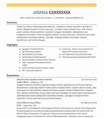 What does a computer forensics analyst do? Computer Forensic Examiner Resume Example Company Name Omaha Nebraska