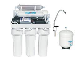 Manual Flush Brackish Water Reverse Osmosis Systems With 10 Slim Double O Ring Cartridge Housing