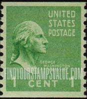 Maybe you would like to learn more about one of these? Wert Von Us Postal George Washington Green 1 Cent Briefmarken