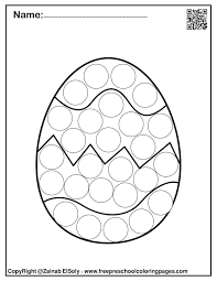 Free printable halloween coloring pages. Set Of Spring Dot Marker Free Coloring Pages
