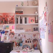 Bts Room Decor Merch Ideas Credits To Original Owners Army Room Decor Army Room Cute Room Decor