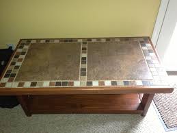 Coffee Table Tiled Top Coffee Table Furniture Makeover Furniture Diy