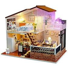 Uno spazio coperto in giardino? Kit Fai Da Te Casa Delle Bambole In Legno Casa Delle Bambole In Miniatura Diy Cabin Sunli Casa Delle Bambole Case Delle Bambole Casa Delle Bambole In Miniatura