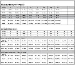 75 Veritable Caterpillar Clothing Size Chart