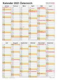 Einfach bundesland und jahr auswählen, schon steht der gewünschte kalender zum. Kalender 2021 Osterreich Zum Ausdrucken Als Pdf