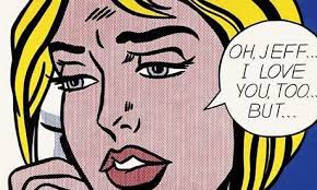 Herse Official On Instagram Happy Birthday Roy Lichtenstein Oh Jeff I Love You Too But Sometimes Oh Jeff Is A 1964 Oil And Magna On Canvas Paint