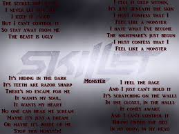 Yeah i'm in that tonka color of willy. Skillet Monster Song Quotes Quotesgram