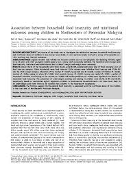 Malaysia has become the fattest country in asia.credit.rahman roslan for the new york times. Pdf Association Between Household Food Insecurity And Nutritional Outcomes Among Children In Northeastern Of Peninsular Malaysia Wan Manan Academia Edu