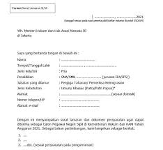 Format Surat Lamaran Cpns Kemenkumham 2021 Lulusan Sma Sederajat Bisa Diketik Atau Tulis Tangan Halaman All Tribunnews Com Mobile