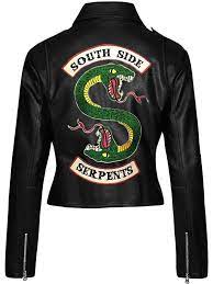 Riverdale Southside Serpents Jughead Jones Women S Black Leather Biker Jacket Ebay Riverdale Shirts Riverdale Fashion Leather Jackets Women