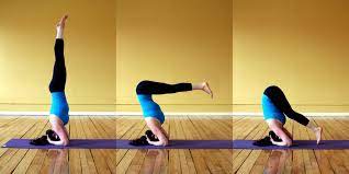 They should slowly raise their bent legs, putting their knees onto the upper arms or elbows. How To Strengthen Abs In Headstand Popsugar Fitness