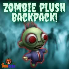 ROBLOX Toy Code Zombie Plush BackPack Accessory Cute *Sent Via Messages!*