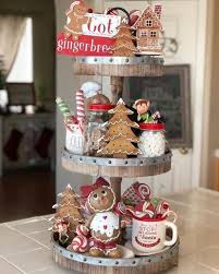 Best Farmhouse Christmas Kitchen Decor Ideas That You Like Gingerbread Christmas Decor Tray Decor Christmas Christmas Kitchen Decor