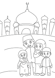Pages to color mosque ramadan mubarak coloring sheets.free printable ramadan mubarak cards half moon lantern. Ramadan Coloring Page Worksheets 99worksheets
