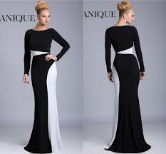 Black And White Evening Gowns Plus Size Discount 2014 Plus Size Crew Mother Of The Bride Dresses Mermaid Floor Length Simple Black And White Evening Dress 2015 White Evening Gowns Prom Party Dresses
