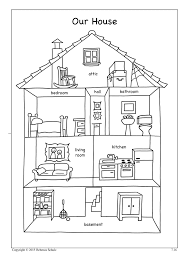 Resultado De Imagen Para Worksheets Parts Of The House Vocabulary Exercises Kids English Vocabulary