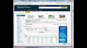 At yahoo finance, you get free stock quotes, the latest news, portfolio management resources, international market data, social interaction and mortgage rates to help you manage your financial life. Link Yahoo Finance Stock Data To Excel Worksheet Youtube
