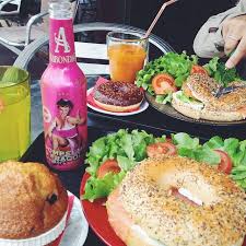 Bagels Muffin Donut Et Limonade Avec Marjoliemaman In 2020 Bagel Food Donuts