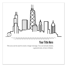 Black And White Chicago Skyline Wall Art Chicago Skyline Invitations Cards On Celebrations Com Tape Wall Art Chicago Skyline Chicago Save The Date
