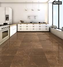 Lightning Brown Glossy Finish Size 600x1200 Mm Floor Tile Design Style Tile Vitrified Tiles