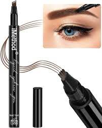 Run the eyebrow pencil through your brows in short, light, upward strokes to mimic the look of natural brow hairs. Eyebrow Tattoo Pen Imethod Microblading Eyebrow Pencil With A Micro Fork Tip Applicator Creates Na Eyebrow Pencil Best Eyebrow Products Microblading Eyebrows