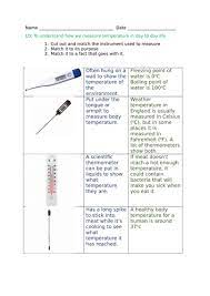The measurement of body temperature may be helpful for monitoring whether a person is ill, or whether. Measuring Temperature Instruments Teaching Resources