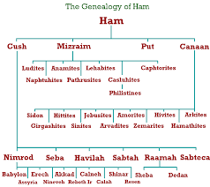The Genealogy Of Ham Bible Genealogy Bible Facts Bible Knowledge