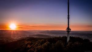 sunset at uetliberg sunset photo celestial