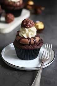Flour, cocoa powder, salt, baking powder, and baking soda. Death By Chocolate Cupcakes With Nutella Ferrero Rocher Bake To The Roots
