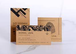 What paper are my kraft business cards printed on? Inkmonk Best Quality Online Printing Services For All Your Business Needs