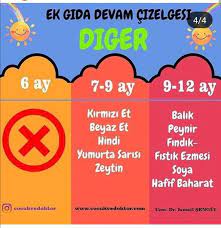 ek gida devam cizelgesi 4 bebek besleme bebek yemek tarifleri yenidogan bakimi