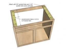 Kitchen Cabinet Sink Base 36 Full Overlay Face Frame Kitchen Cabinet Plans Building Kitchen Cabinets Kitchen Base Cabinets