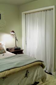 Down With Closet Doors Up With Curtains A Home West