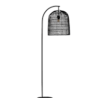 China Rattan Arched Floor Lamp Fcatory Custom | XINSANXING ...