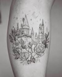 We've got clifftop ruins, turreted palaces and more! Harry Potter Castle Tattoo Harry Potter Fonts