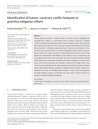 Jeff evancho on twitter super excited to dig into assessment reimagined projectzerohgse pz50th. Pdf Identification Of Human Carnivore Conflict Hotspots To Prioritize Mitigation Efforts