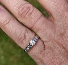 18ct White Gold 1/2 Carat Brilliant Cut Diamond Ring 0.5ct Diamond