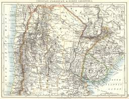 Nowadays, reaching them again seems a possible but extremely optimistic view. Paraguay Uruguay Paraguay North Argentina Chile 1897 Old Antique Map Ebay