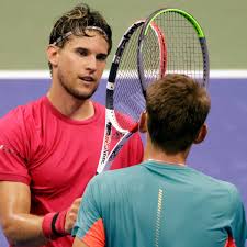 At his height you have to be. Dominic Thiem Outclasses Alex De Minaur To Reach Us Open Semi Finals Us Open Tennis 2020 The Guardian