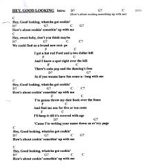 Hey Good Lookin Ukulele Chords And Lyrics Ukulele Chords Songs Ukulele Songs Ukulele Beginner