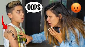 My friend is a real freak. Ferran Gets A Tattoo Mom Freaks Out The Royalty Family Youtube