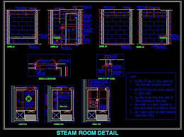 This is a typical layout documentation drawing of a ups / power generating room. Steam Room Design Detail Autocad Dwg Plan N Design