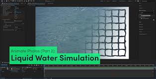 In the areas where the wave is high, you have. Water Animation Through Turbulent Displace Animating Photos With After Effects In The Loop In The Loop