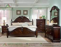 Kamar Set Ukir Jati Terbaru Bedroom Sets Furniture King King Bedroom Furniture Bedroom Furniture Sets