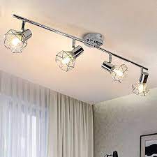 Maybe you would like to learn more about one of these? Padma 4 Way Ceiling Spotlight Fitting Chrome Finish Shades 4 4w E14 Led Bulbs Included Kitchen Ceiling Lighting Spot Caged Ceiling Lights For Living Room Bedroom Cloakroom Buy Online In Austria At Desertcart At