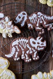 Christina Macht Was Dino Kekse Dinosaurier Skelett Kekse Lebkuchen Platzchen Lebensmittel Essen Kekse