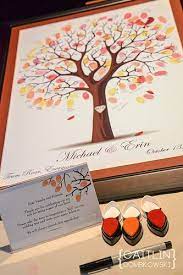 Fall Wedding Idea Guests Put Fingerprints On A Tree As A Guestbook Its Already Framed And Ready To Be H Wedding Favors Fall Fall Wedding Wedding Guest Book